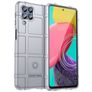 Mobigear Rugged Shield Coque Samsung Galaxy M53 Coque arrière en TPU Souple Anti-Chocs - Gris