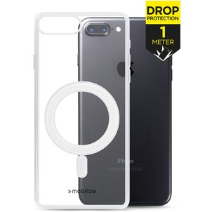 Mobilize Naked Protection Coque Transparente iPhone 7 Plus MagSafe Coque arrière Rigide Anti-Chocs - Transparent