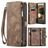 CaseMe 008 Housse Google Pixel 9a Etui avec Coque Détachable Porte-Monnaie - Marron