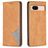 Mobigear Rhombus Slim Housse Google Pixel 8a Etui - Cognac