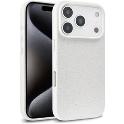 Mobigear Bio Coque iPhone 18 Pro Max Coque arrière en Eco-Friendly - Blanc
