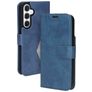 Mobiparts Classic Wallet Housse Samsung Galaxy A55 Etui Porte-Monnaie - Steel Blue