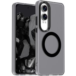 Mobigear Shockproof OnePlus Nord CE 4 Lite MagSafe Plastique rigide Coque arrière - Noir