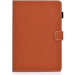Mobigear Folio Coque Samsung Galaxy Tab S6 Lite Etui + Porte-crayon - Marron