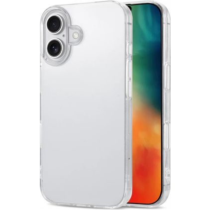 Mobigear Basics Coque Transparente iPhone 16 Plus Coque arrière en TPU Souple - Transparent
