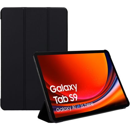 Mobiparts Tri Fold Coque Samsung Galaxy Tab S9 FE Etui - Noir