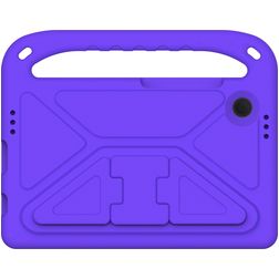 Mobigear AeroArmor Coque Samsung Galaxy Tab A9 (2023) Coque de tablette pour enfants avec Poignée Enfants en EVA + Porte-crayon - Violet