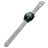 Mobigear Bumpy Bracelet Silicone pour Smartwatch Fermeture boucle ardillon - 20 mm - Gris