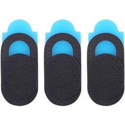 Mobigear - Cache webcam Curseur de Confidentialité - Noir - 3-Pack (Lot de 3)