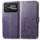 Mobigear Clover Housse POCO C40 Etui Porte-Monnaie - Violet