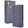 Mobigear Sensation Housse Motorola Moto G10 Etui Porte-Monnaie - Bleu