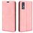 Mobigear Retro Slim Housse TCL 30 Plus Etui Porte-Monnaie - Rose