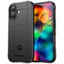 Mobigear Rugged Shield Coque iPhone 17 Coque arrière en TPU Souple Anti-Chocs - Noir