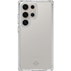 ITSkins SpectrumClear-R Coque Transparente Samsung Galaxy S24 Ultra Coque arrière en TPU Souple Anti-Chocs - Transparent