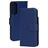 Mobiparts Wallet Housse Samsung Galaxy S25 Edge Etui en Cuir Véritable Porte-Monnaie - Bleu