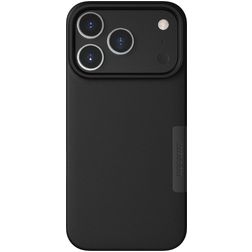 Nudient Thin Magsafe iPhone 17 Pro Plastique rigide Coque arrière - Ink Black