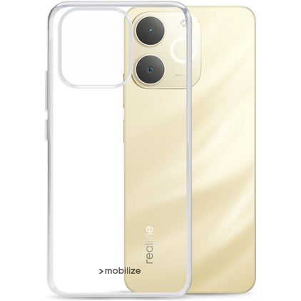 Mobilize Gelly Case Coque Transparente Realme Note 70T Coque arrière en TPU Souple - Transparent