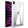 Mobigear Crystal Coque iPad Pro 11 Pouces (2020) Coque Arrière Rigide - Transparent / Blanc