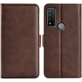 Mobigear Slim Magnet Housse TCL 20 R 5G Etui Porte-Monnaie - Marron