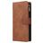 Mobigear Zipper Housse Samsung Galaxy Note 10 Lite Etui Porte-Monnaie - Marron
