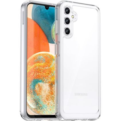 Mobigear Crystal Coque Transparente Samsung Galaxy A14 Coque arrière Rigide - Transparent