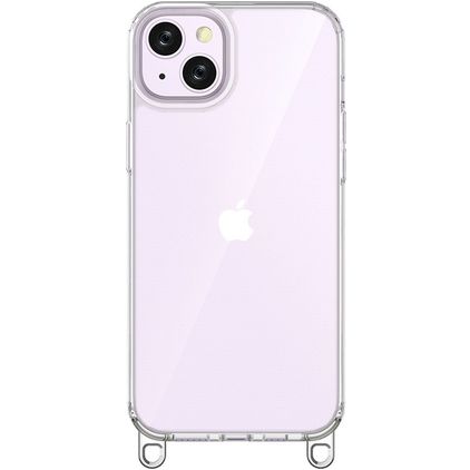 Mobigear Bungy iPhone 14 Plus Plastique rigide Coque arrière - Argent
