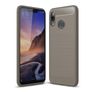 Mobigear Brushed Slim Coque Huawei Nova 3 Coque arrière en TPU Souple - Gris
