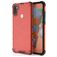 Mobigear Honeycomb Coque Samsung Galaxy A11 Coque arrière Rigide Anti-Chocs - Rouge