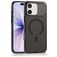 Mobigear Shockproof Grip Coque iPhone 17 MagSafe Coque arrière Rigide - Noir