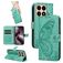 Mobigear Butterfly Xiaomi 15T Étui Portefeuille - Vert