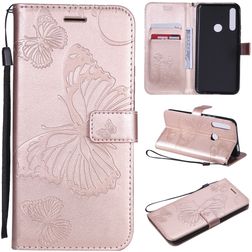Mobigear Pressed Butterfly Bookcase Case Rose Gold P Huawei Smart Z (2019)