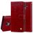 Mobigear Wallet Housse Samsung Galaxy J6 (2018) Etui Porte-Monnaie - Rouge
