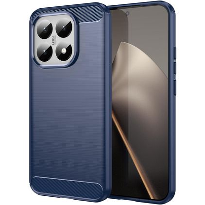 Mobigear Brushed Slim Coque Xiaomi 15T Coque arrière en TPU Souple - Bleu