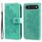 Mobigear Flowers Housse iPhone Air Etui Porte-Monnaie - Vert