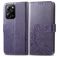 Mobigear Clover POCO X5 Pro Étui Portefeuille - Violet