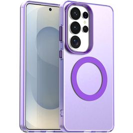 Mobigear Shockproof Coque Samsung Galaxy S26 Ultra MagSafe Coque arrière Rigide - Violet