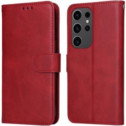 Mobigear Wallet Housse Samsung Galaxy S24 Ultra Etui Porte-Monnaie - Rouge