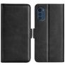 Mobigear Slim Magnet Housse Motorola Moto E32s Etui Porte-Monnaie - Noir