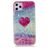 Mobigear Design Coque iPhone 11 Pro Max Coque arrière en TPU Souple - Cœurs
