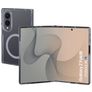 Mobiparts Hardcover Coque Transparente Samsung Galaxy Z Fold 8 MagSafe Coque arrière Rigide - Transparent