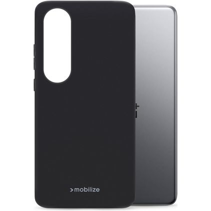 Mobilize Rubber Gelly OnePlus Nord CE 4 Lite TPU souple Coque arrière - Noir