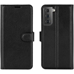 Mobigear Classic Housse Samsung Galaxy S21 Etui Porte-Monnaie - Noir