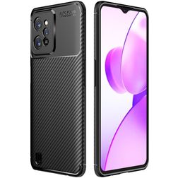 Mobigear Racing Coque Realme C31 Coque arrière en TPU Souple - Noir