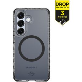 ITSKINS Level 2 HybridMagClear R Coque Samsung Galaxy S26 Plus MagSafe Coque arrière Rigide Anti-Chocs - Smoke