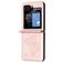 Mobigear Butterfly Coque Samsung Galaxy Z Flip 6 Coque arrière - Rose doré