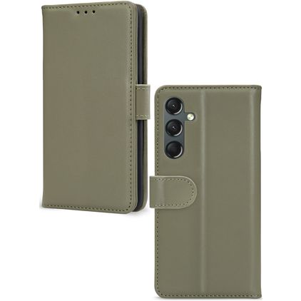 Mobilize Premium Gelly Wallet Samsung Galaxy A24 Étui Portefeuille - Vert