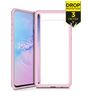 ITSkins HybridSolid Coque Samsung Galaxy S10 Plus Coque arrière Rigide Anti-Chocs - Rose