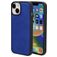 Mobiparts Classic Coque iPhone 14 MagSafe Coque arrière en TPU,Similicuir - Sapphire Blue