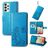 Mobigear Clover Housse Samsung Galaxy A73 Etui Porte-Monnaie - Bleu