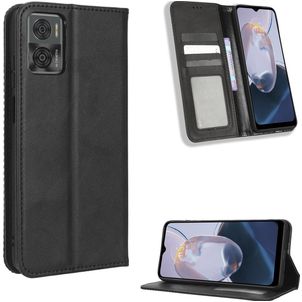 Mobigear Sensation Housse Motorola Moto E22i Etui Porte-Monnaie - Noir